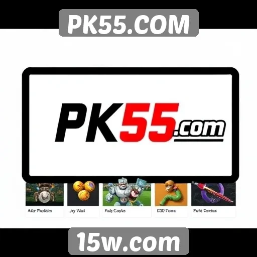 Análise das funcionalidades do site PK55.COM